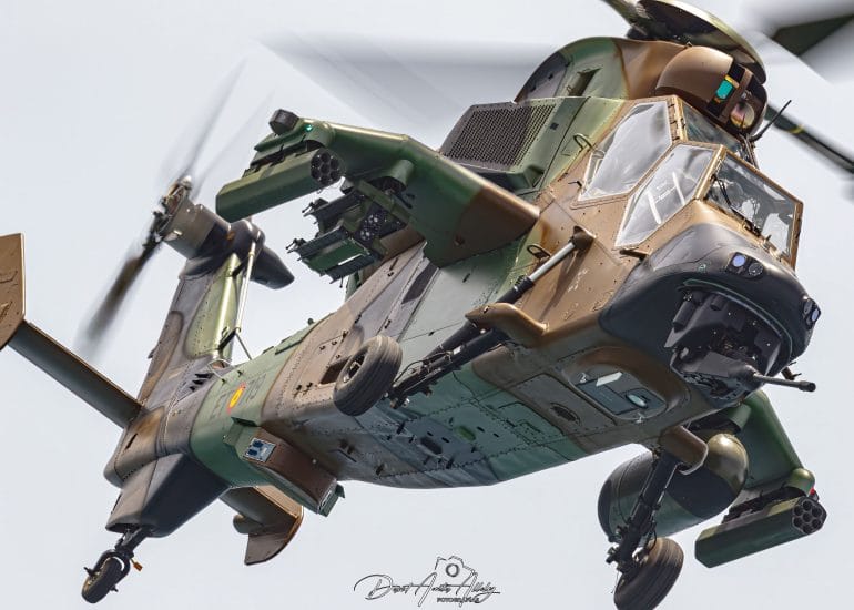 Helicóptero Eurocopter EC-665 Tigre del Ejercito de Tierra Español