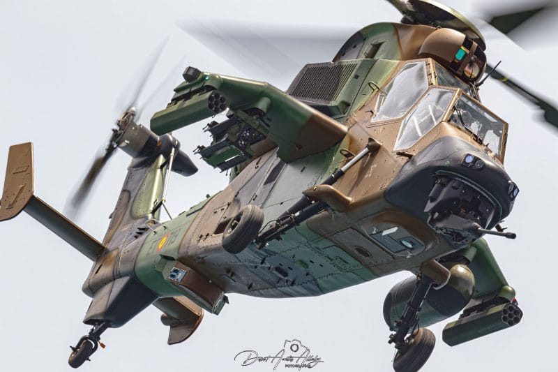 Helicóptero Eurocopter EC-665 Tigre del Ejercito de Tierra Español