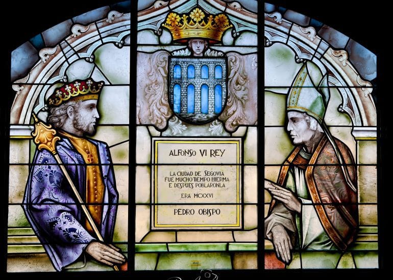 Vidriera del Alcázar de Segovia