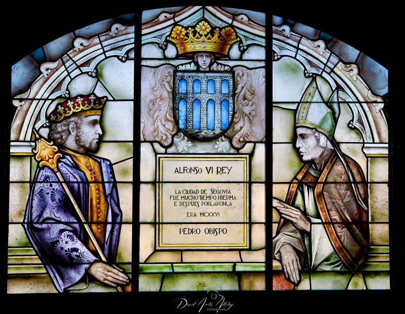 Vidriera del Alcázar de Segovia