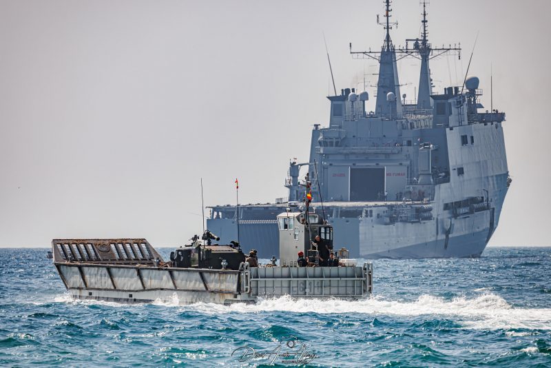 Grupo expedicionario Dédalo 25.2 - Desembarco en la Malagueta