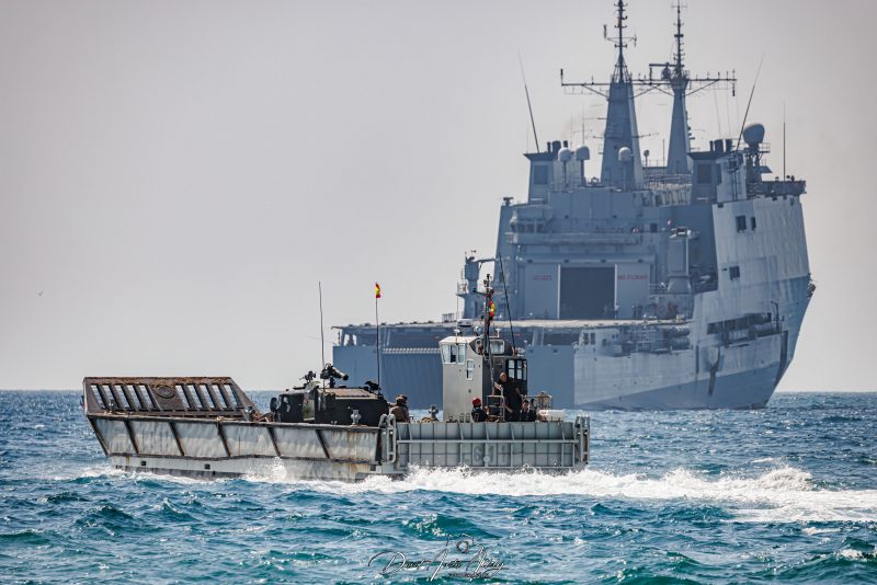 Grupo expedicionario Dédalo 25.2 - Desembarco en la Malagueta