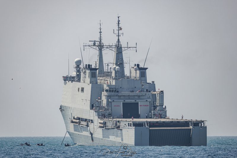 Grupo expedicionario Dédalo 25.2 - Desembarco en la Malagueta