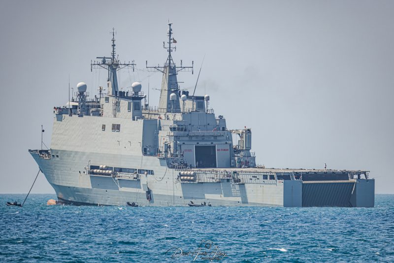 Grupo expedicionario Dédalo 25.2 - Desembarco en la Malagueta