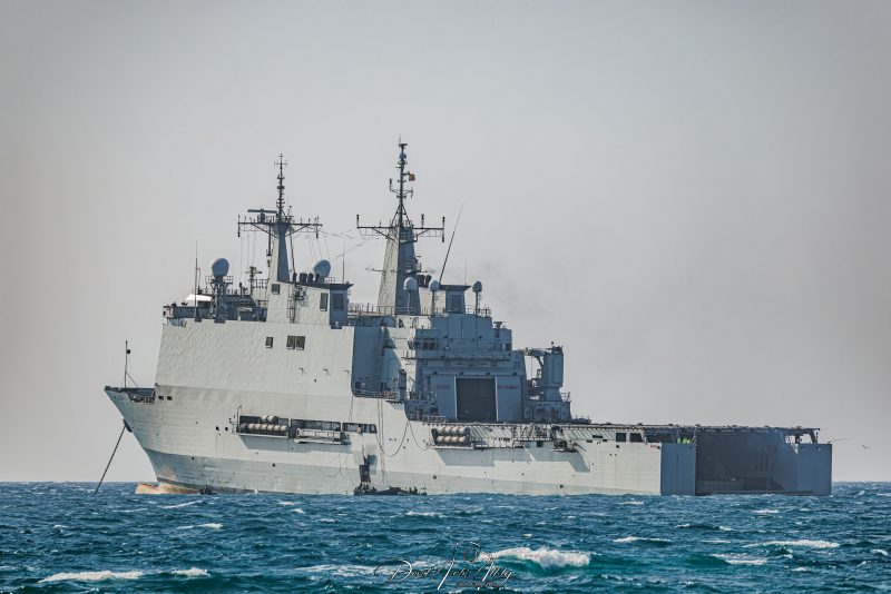 Grupo expedicionario Dédalo 25.2 - Desembarco en la Malagueta