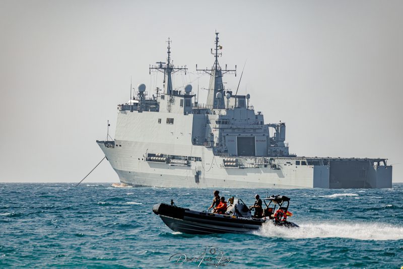 Grupo expedicionario Dédalo 25.2 - Desembarco en la Malagueta