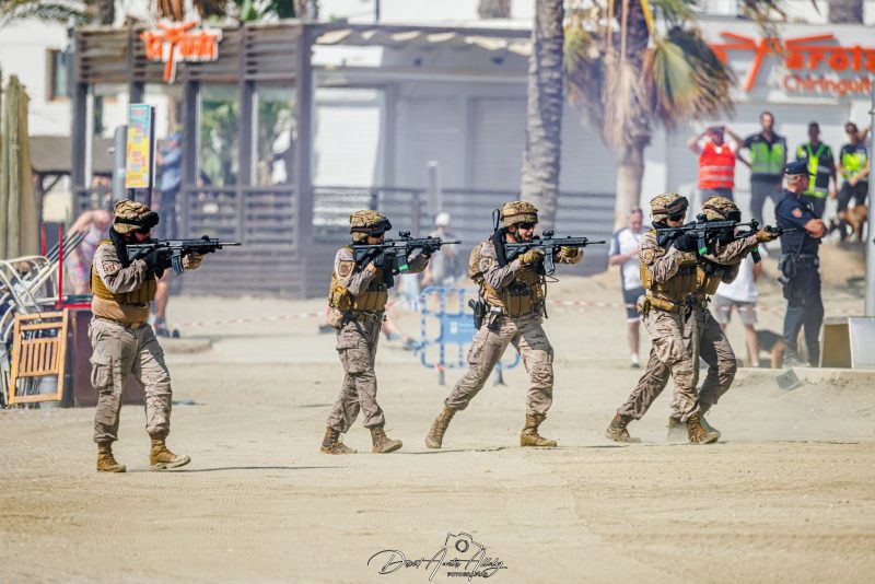 Grupo expedicionario Dédalo 25.2 - Desembarco en la Malagueta